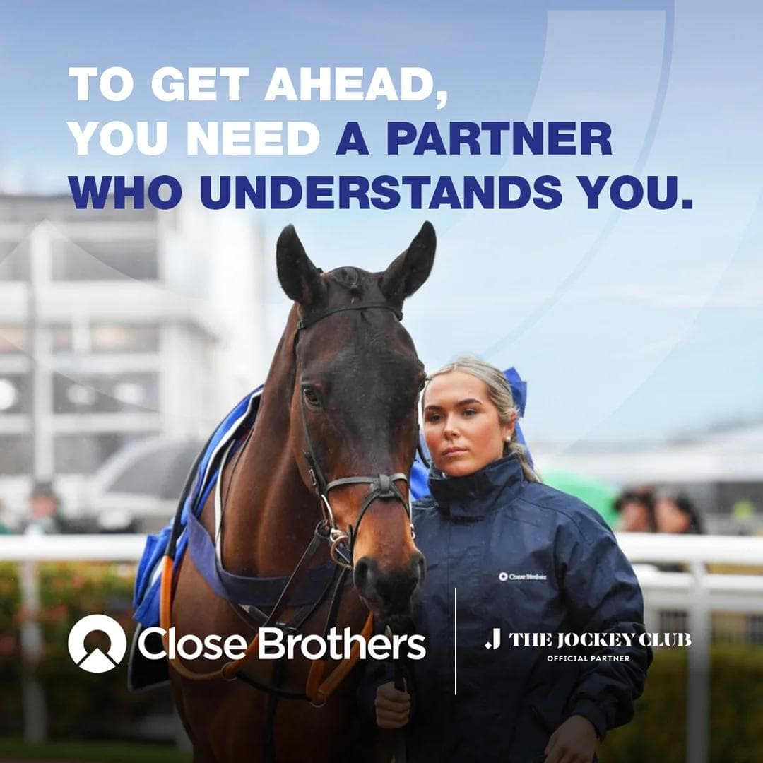 Close Brothers and The Jockey Club partnership creative